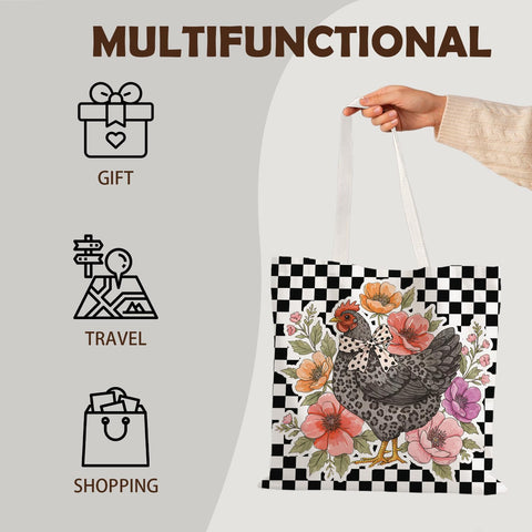 Bolsa tote LZYRF lavable a máquina, fácil de cuidar tras el uso diario.