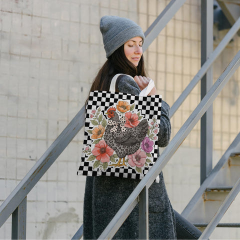 Bolsa tote LZYRF ligera y plegable, perfecta para guardarla en el coche o la mochila.