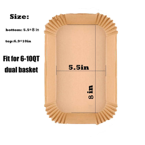 Papel pergamino de fibra de madera M-bestl, antiadherente y a prueba de aceite