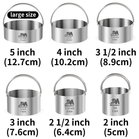 M JINGMEI cortador circular de 3 pulgadas para galletas idénticas