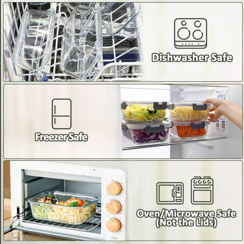 Contenedor cristal mediano M MCIRCO 19.3 oz ideal para porciones