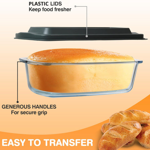 Manijas ergonómicas de M MCIRCO facilitan sacar el pan del horno.
