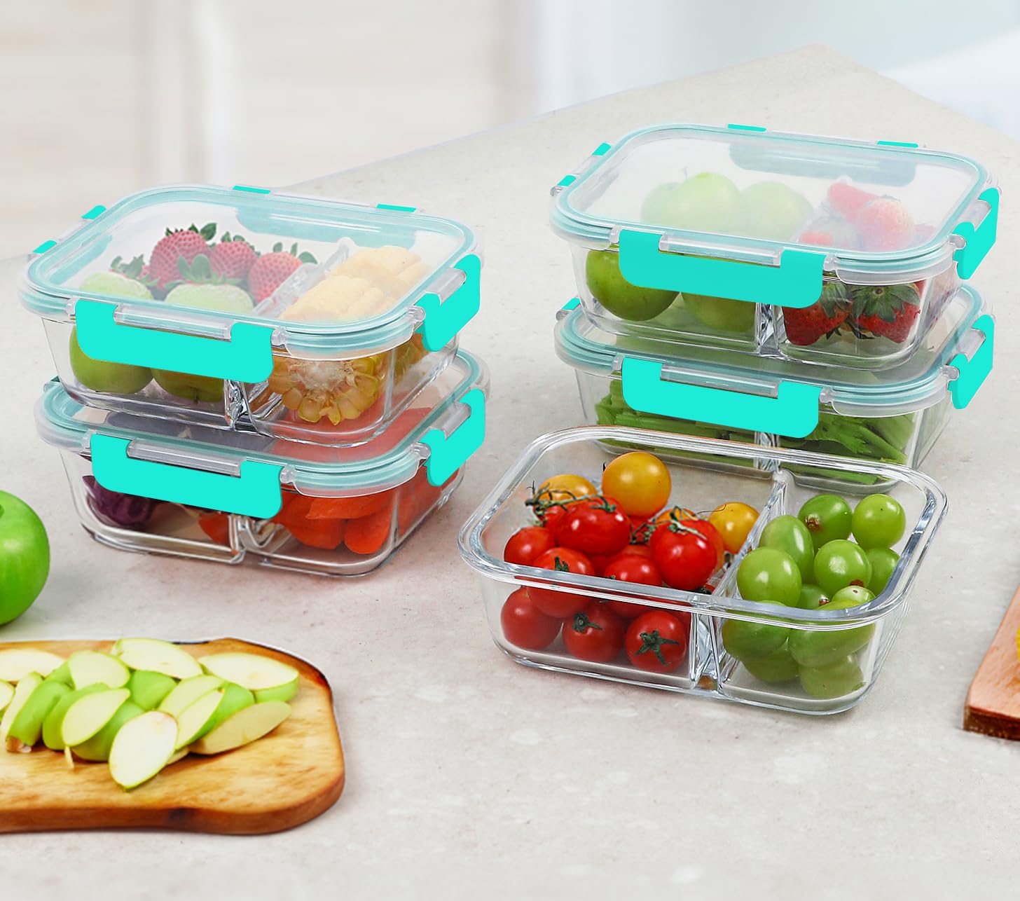 M MCIRCO: vidrio borosilicato resistente para uso diario y almacenamiento seguro.