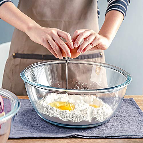 Ensaladera de vidrio M MCIRCO para preparación de comidas y mezclas