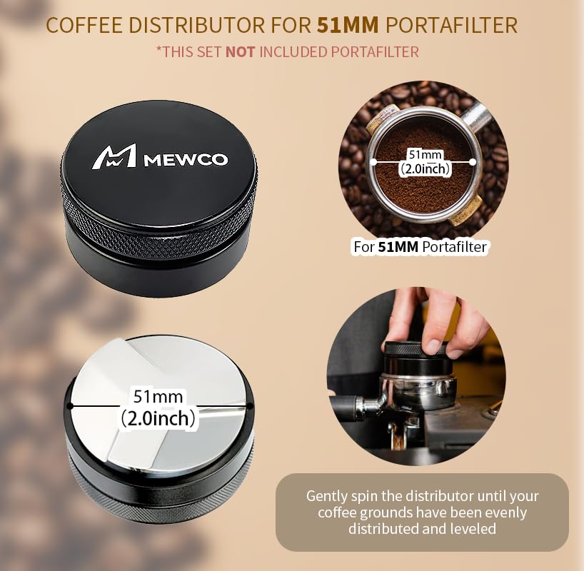 Compactador espresso de M MEWCO para prensado estable