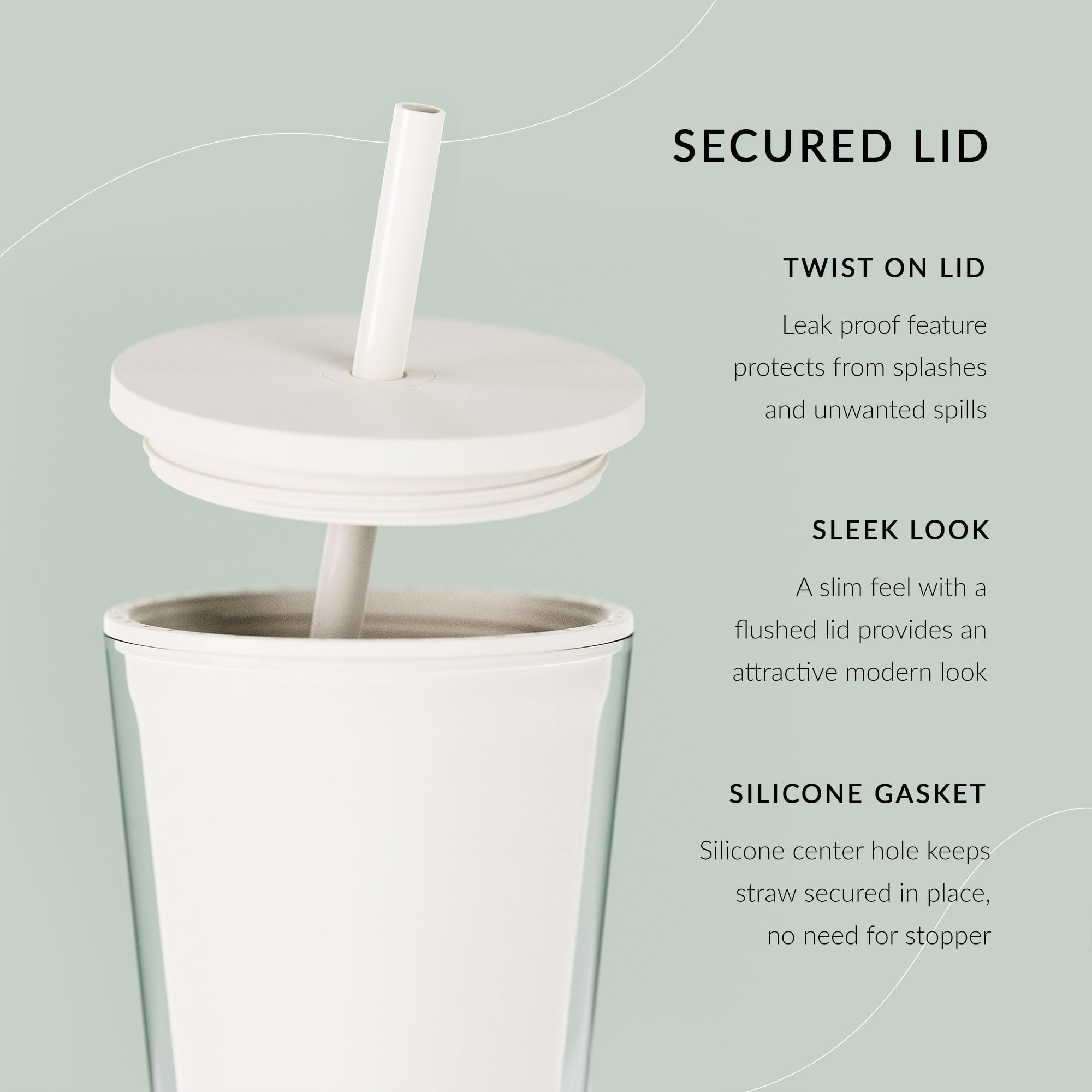 Maars Classic Tumbler con doble pared mantiene frías las bebidas por más tiempo.