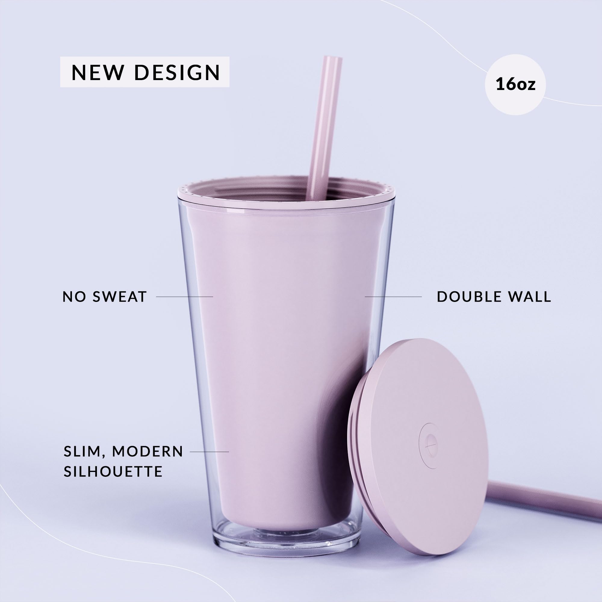 Maars Classic Tumbler sin sudor evita condensación en superficies.