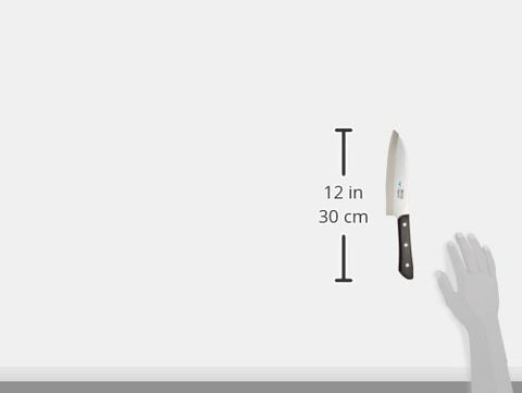 Mac Knife Santoku Superior, manija Pakka de madera para equilibrio y comodidad.
