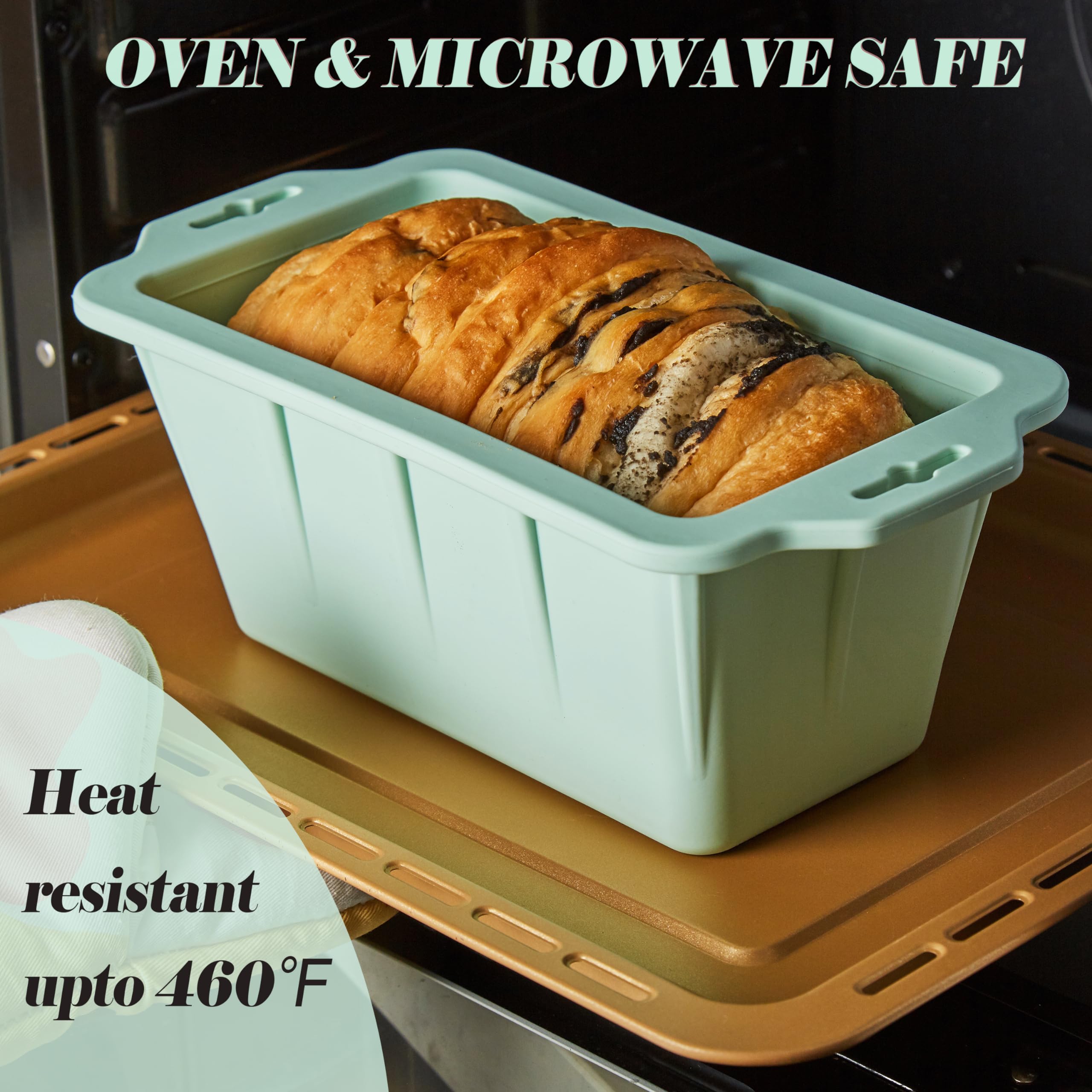 MacaRio pan silicona resiste calor hasta 460 °F