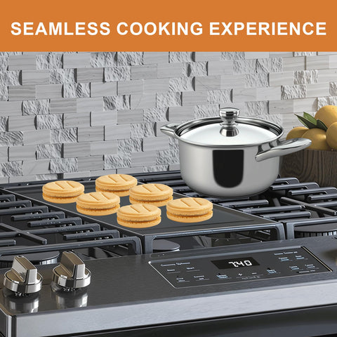 macifeci griddle compatible con modelos GE JGB6, JGB7 y JGB8 para reemplazo directo.