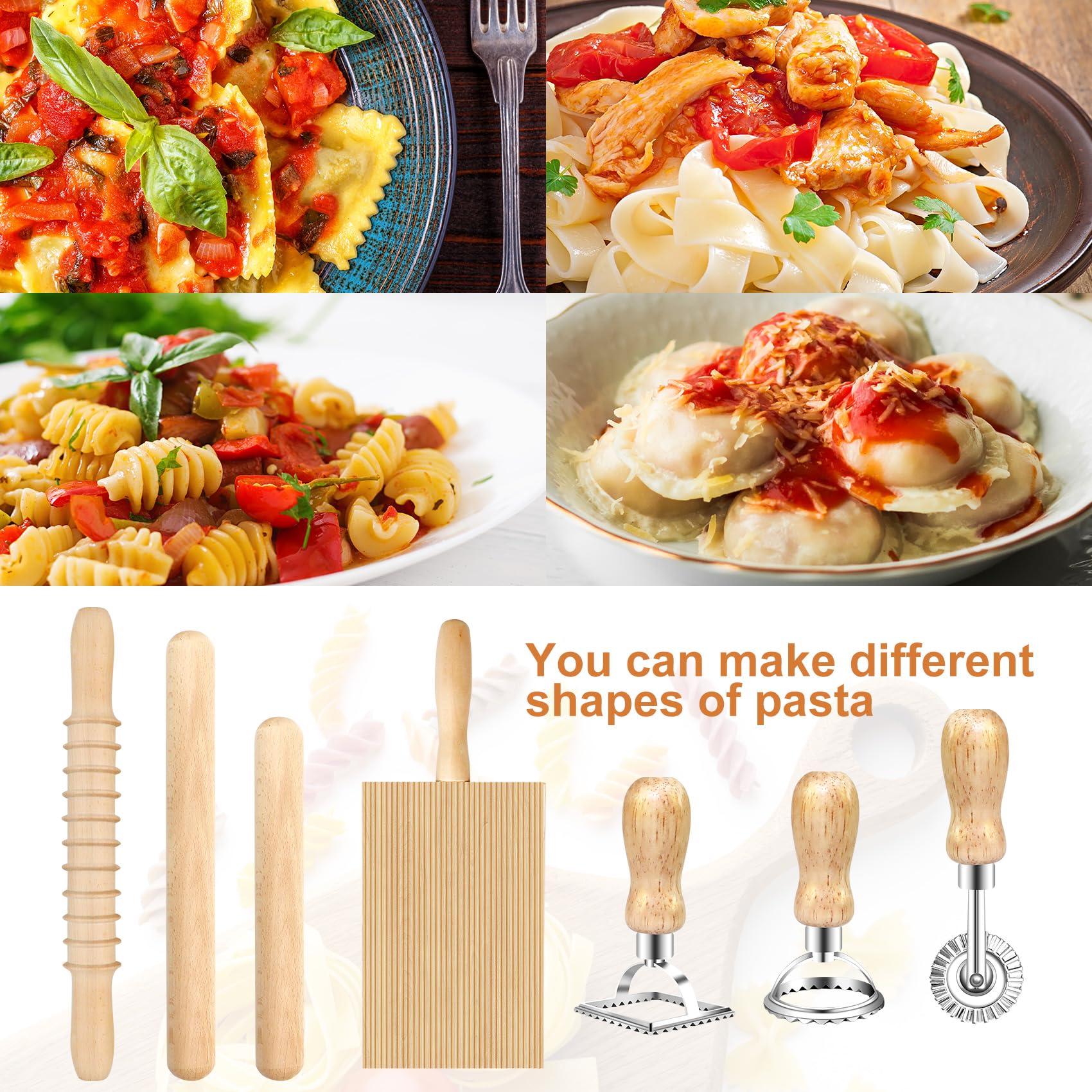 MACIFECI tabla de gnocchi: aplanado suave y porciones uniformes.