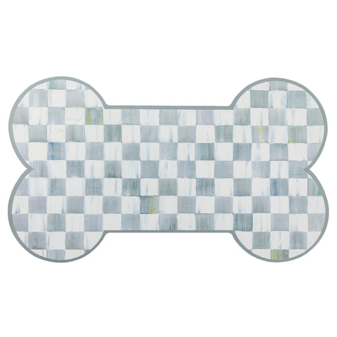 MACKENZIE-CHILDS Pup alfombrilla para comedero, protege el piso durante la comida.
