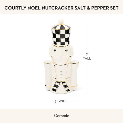MACKENZIE-CHILDS cascanueces Courtly Noel, figura decorativa festiva.