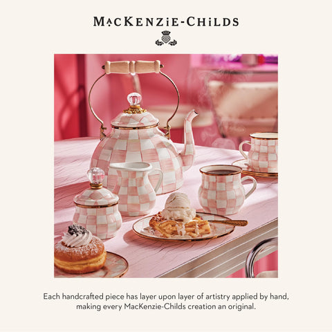 MACKENZIE-CHILDS accesorio-cocina Rosy Check: detalle decorativo para hogar.