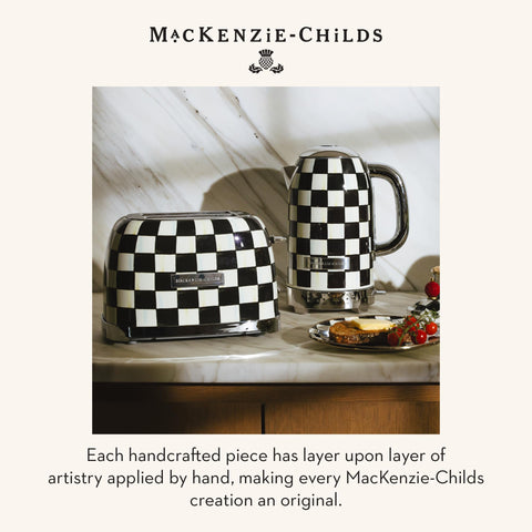MACKENZIE-CHILDS hervidor eléctrico diseño para la cocina hogareña.