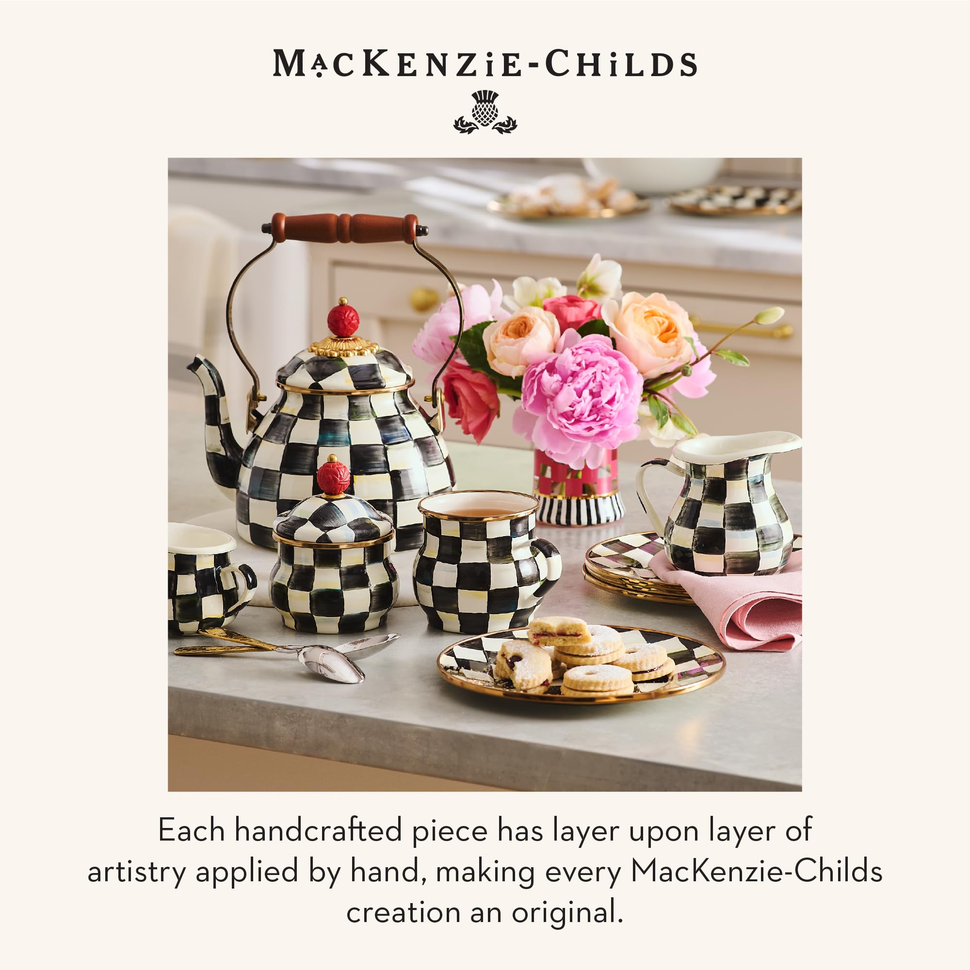 Accesorio decorativo de cocina para estantería o mostrador Mackenzie-Childs.
