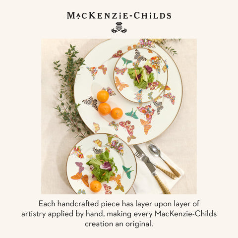 Lata esmaltada Mackenzie-Childs para dulces, regalo decorativo.