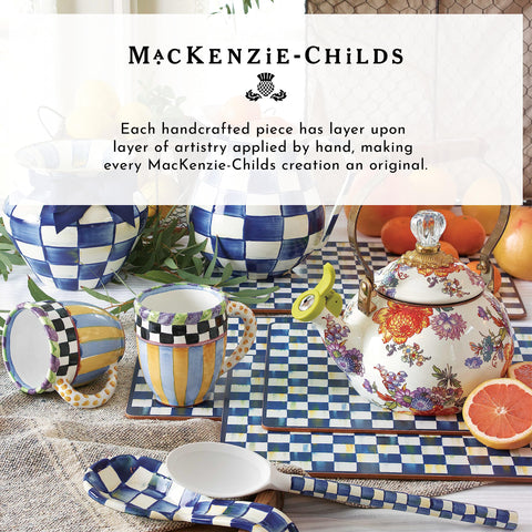 MacKenzie-Childs Mi Taza cerámica de uso diario con acabado resistente.