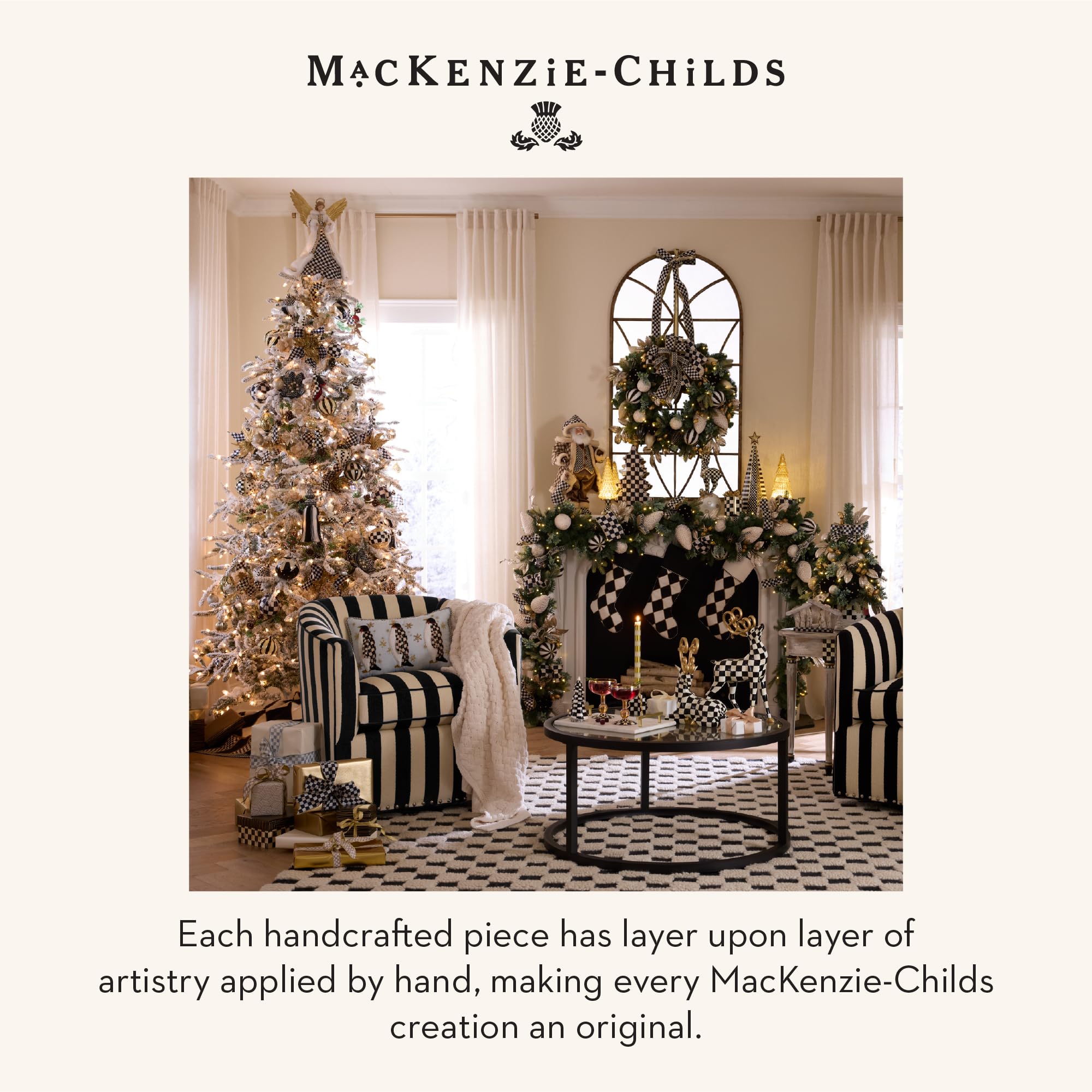 Regalo elegante de Mackenzie-Childs para bodas o inauguraciones de casa.