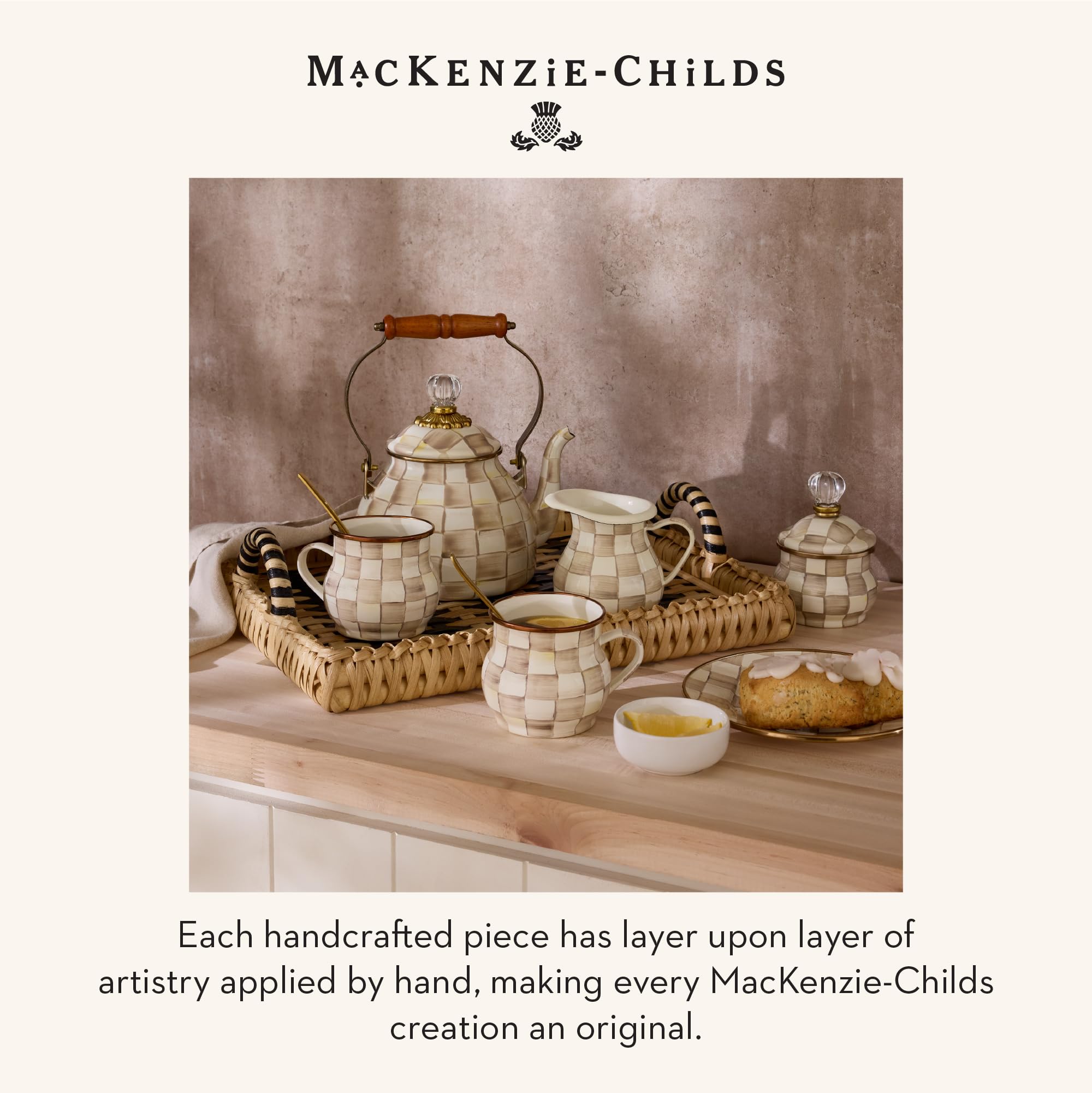 Regalo ideal de Mackenzie-Childs para ocasiones como Navidad o bodas.