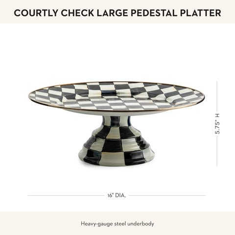 Regalo ideal para Navidad o bodas: bandeja pedestal Mackenzie-Childs