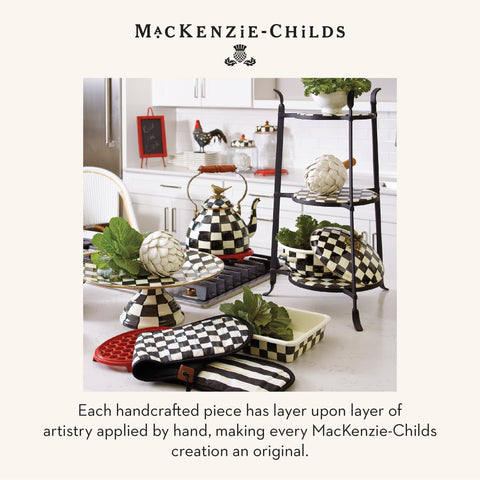 Ideal como regalo Mackenzie-Childs para casa, cocina o mesa de té.