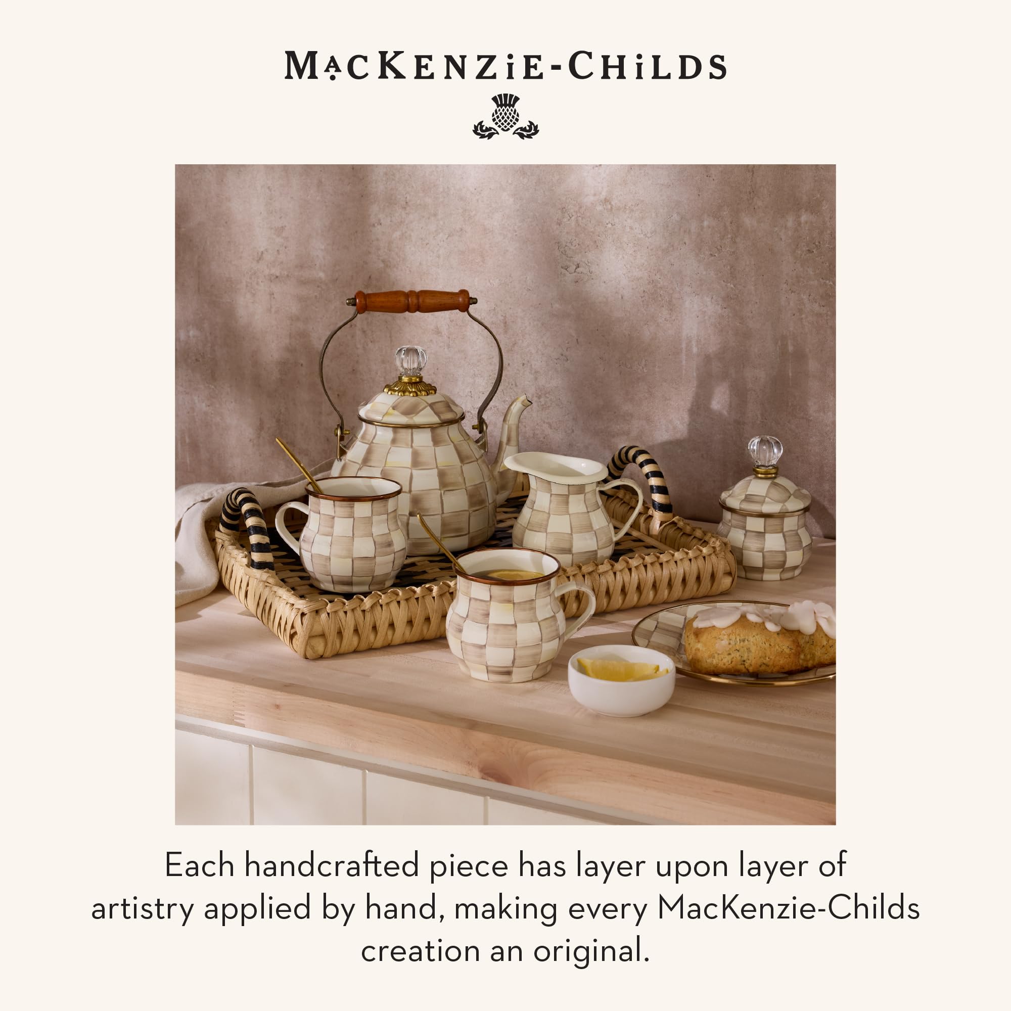 Regalo ideal o pieza decorativa funcional de Mackenzie-Childs para la cocina.