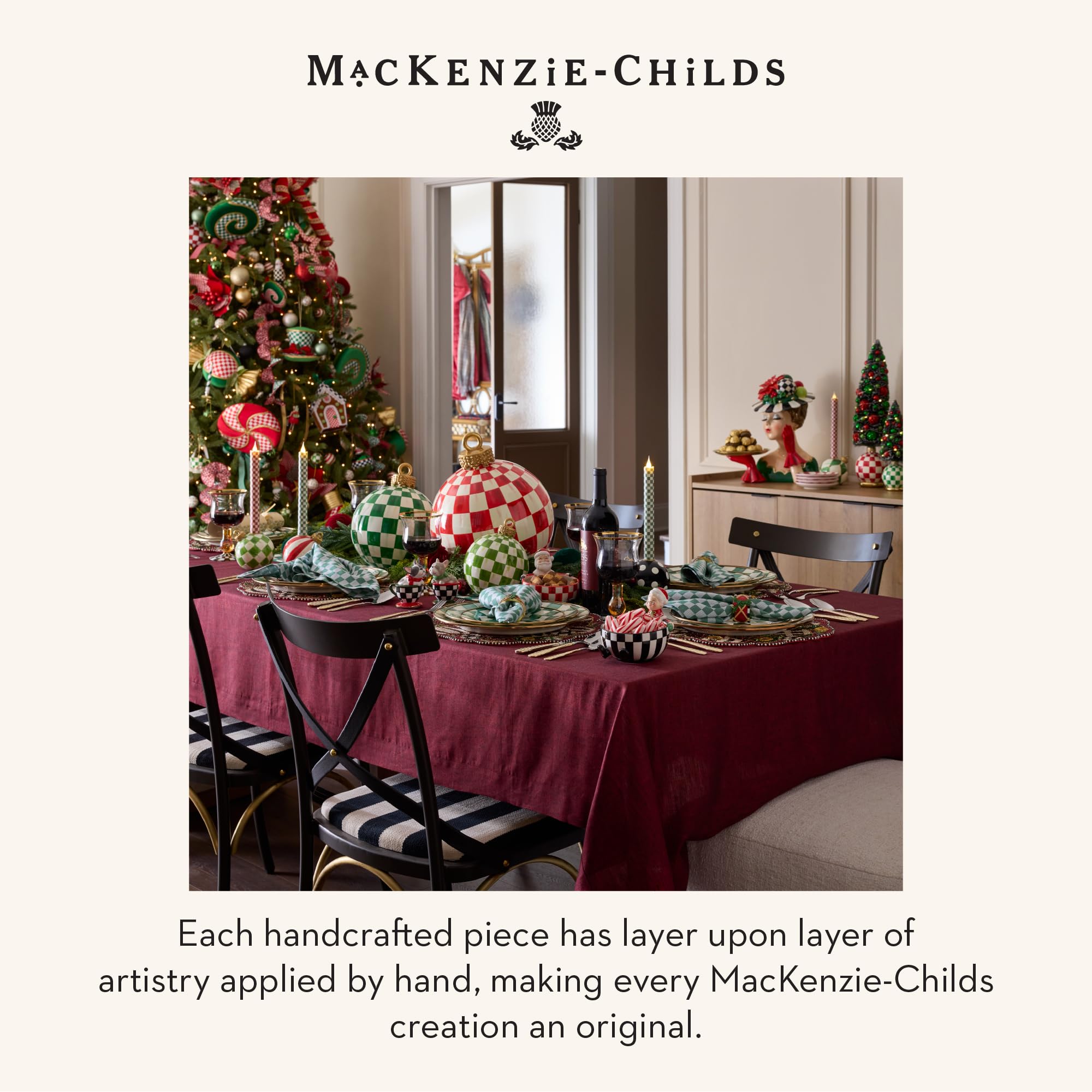 Idea para la mesa: bulldog francés de MacKenzie-Childs para condimentos.