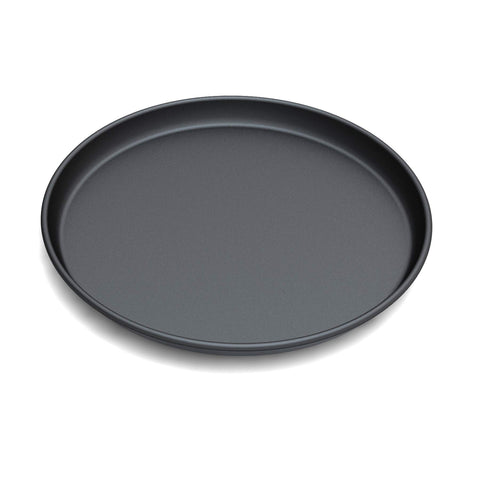 MACONEE bandeja crujiente microondas en primer plano, mejora la textura al recalentar pizzas.