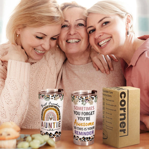 Macorner tumbler ideal para uso diario, viajes y regalos.