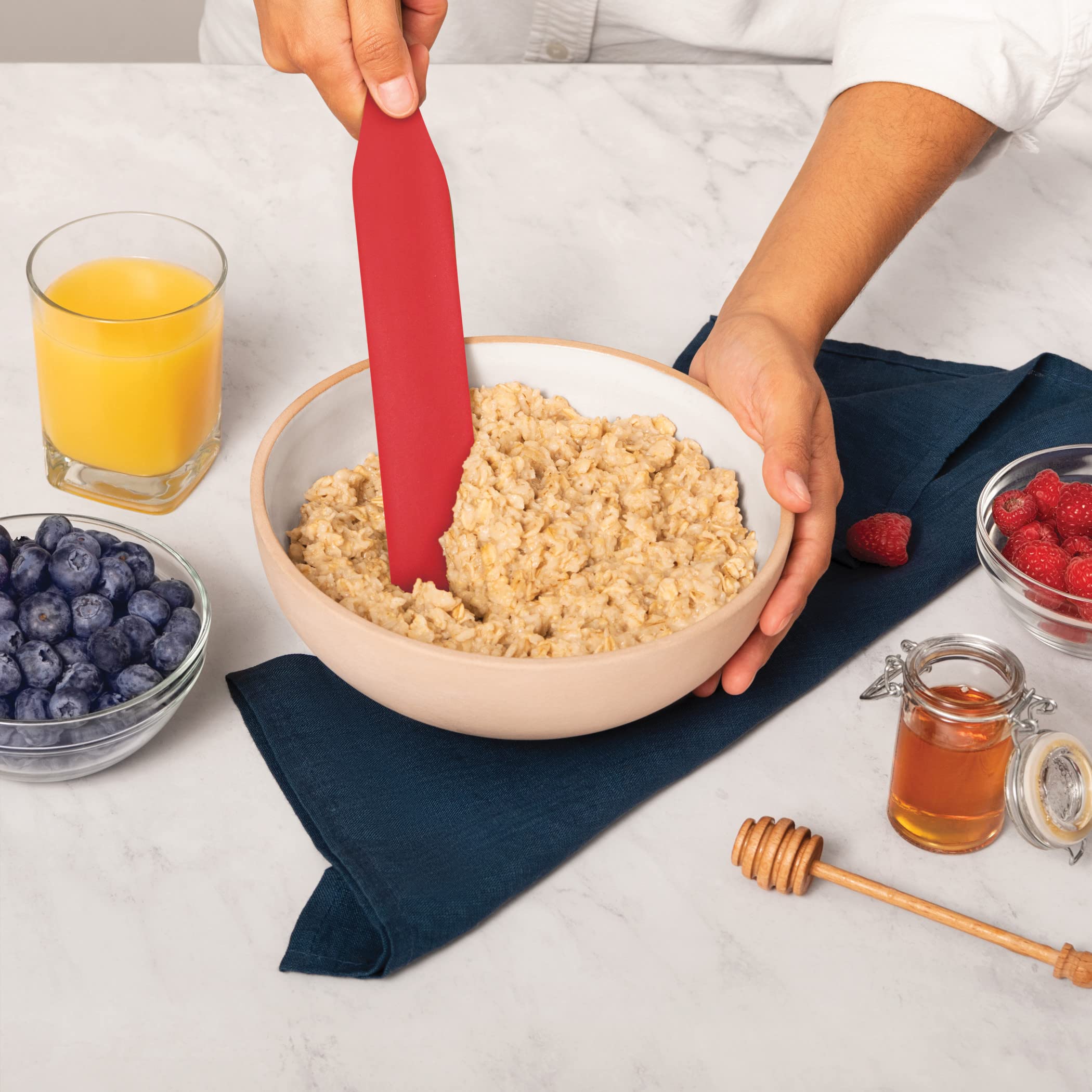 Mad Hungry PKA 47578 spurtle medio de 10,5 pulgadas para batir con control