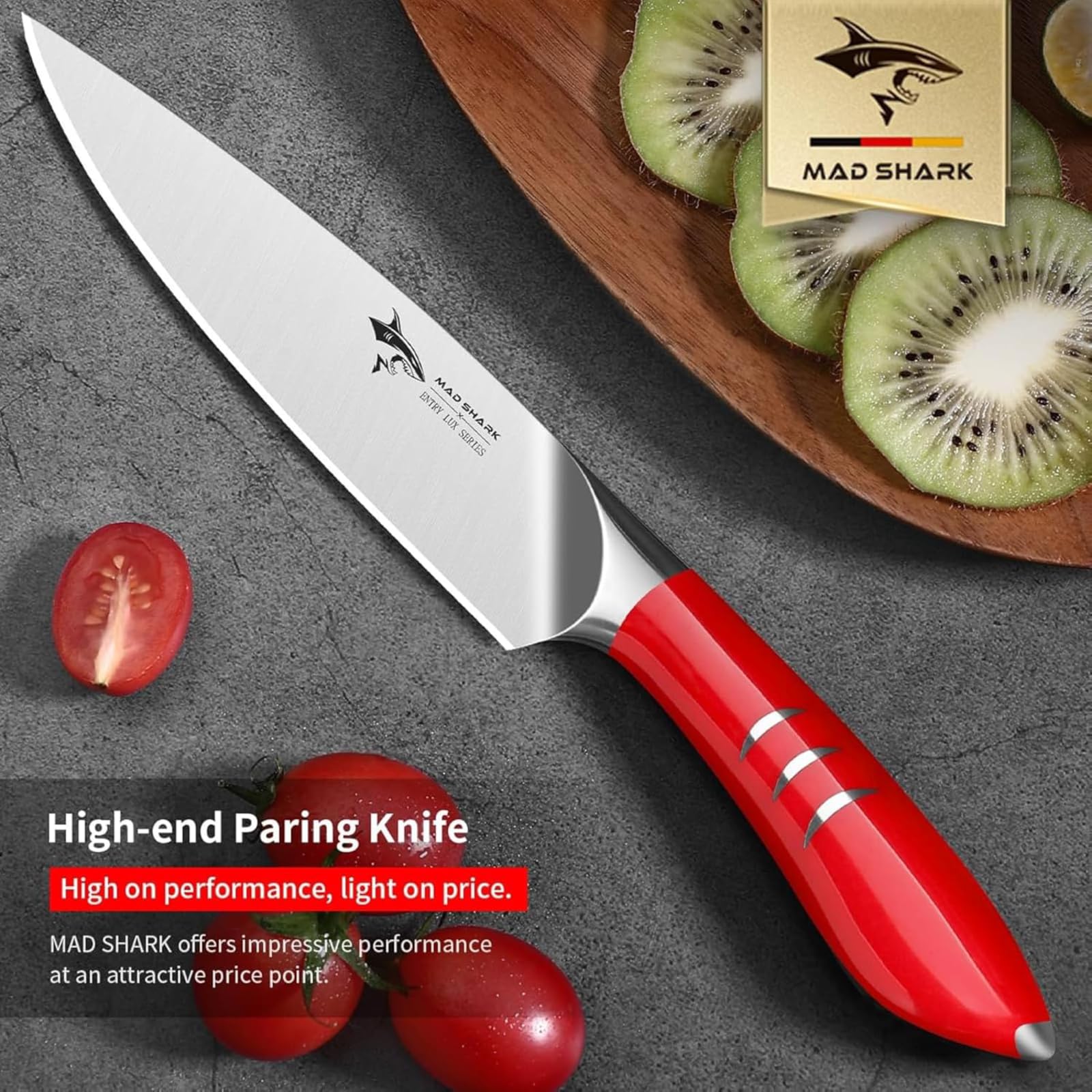 MAD SHARK Afilado de precisión para uso diario en la cocina