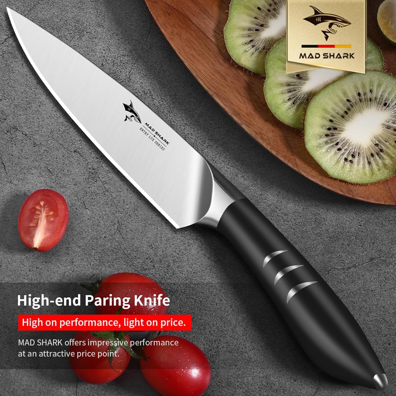 MAD SHARK corte preciso para frutas y verduras pequeñas