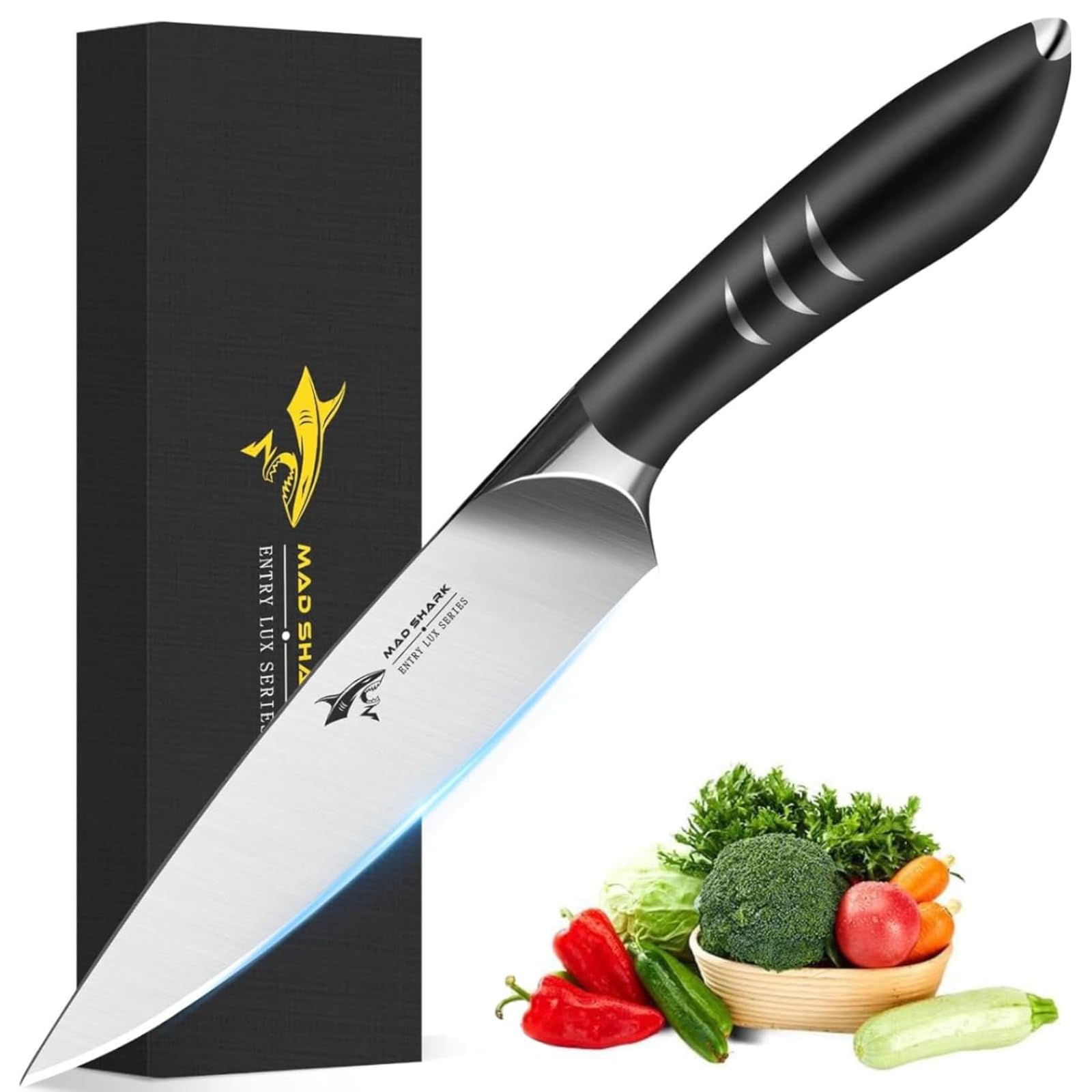 MAD SHARK cuchillo para pelar 5 pulgadas con precisión en la cocina