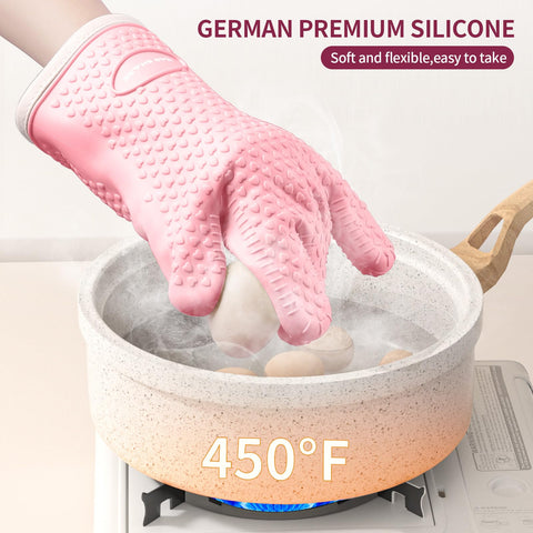 MAD SHARK guantes impermeables y fáciles de limpiar para horno y barbacoa.