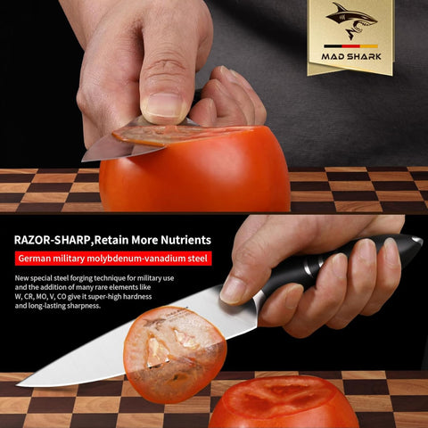 MAD SHARK mango ergonómico para manejo cómodo y seguro