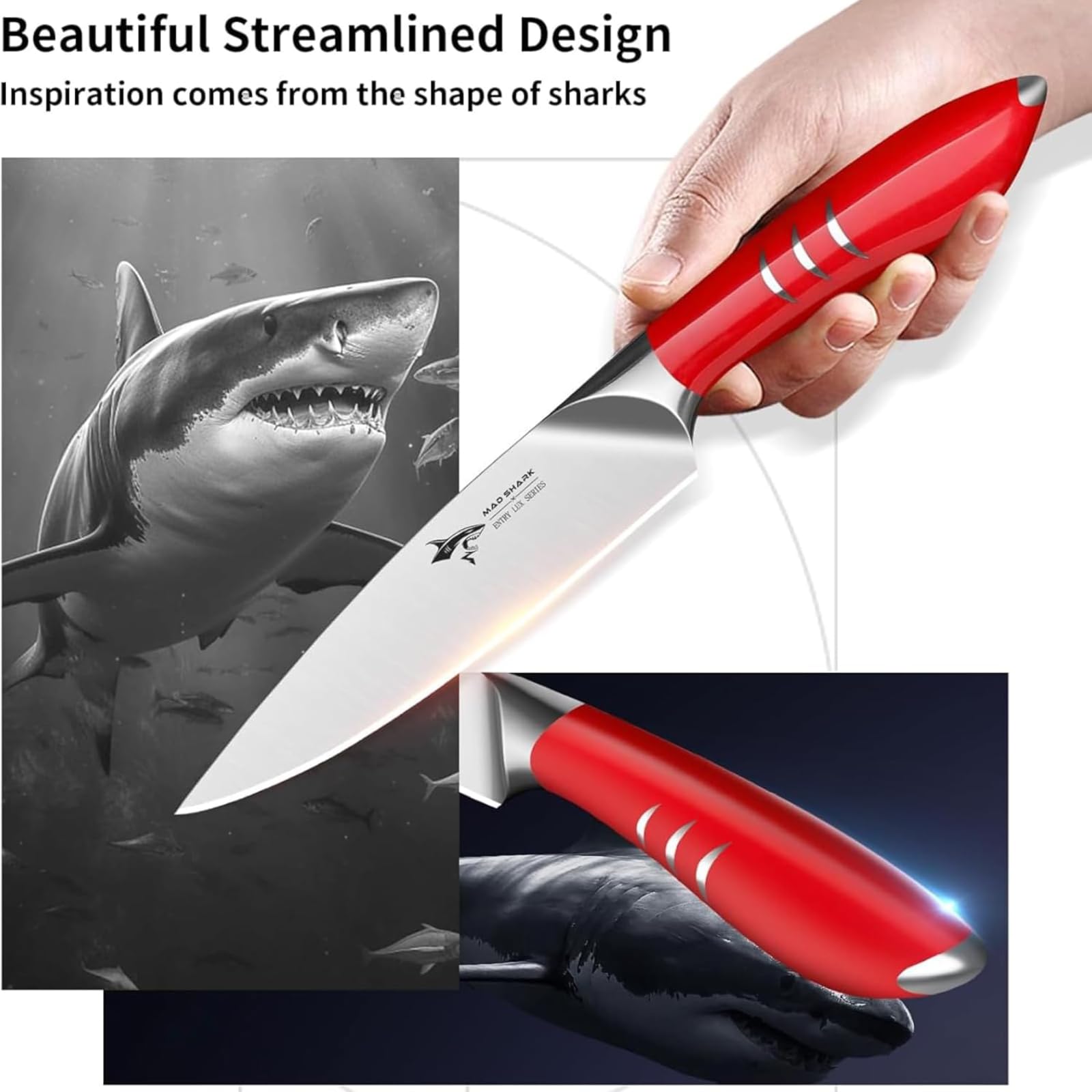 MAD SHARK Presentación elegante, ideal como regalo de cocina