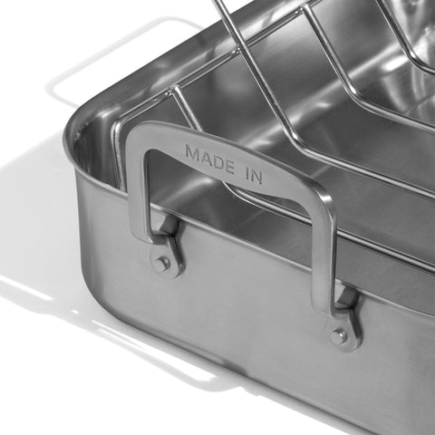 Made In Cookware: ligero y duradero, enfoque en su capa 3, ideal para levantar pavo.