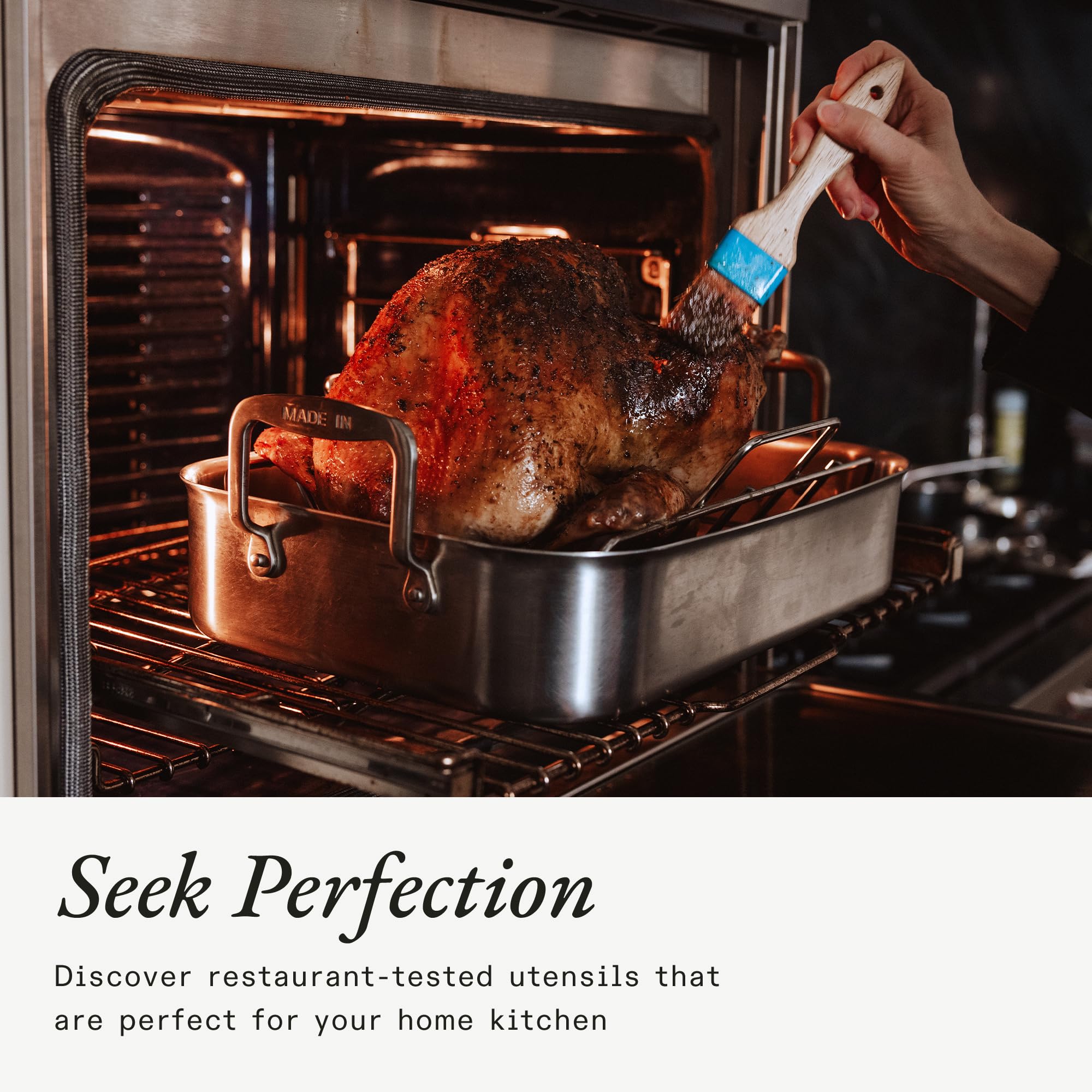 Made In Cookware: no reactivo, ideal para salsas y caldos con vino o cítricos.