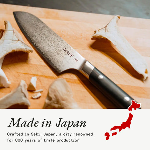 Versátil en la cocina diaria: picar, rebanar y filetear con un solo cuchillo.