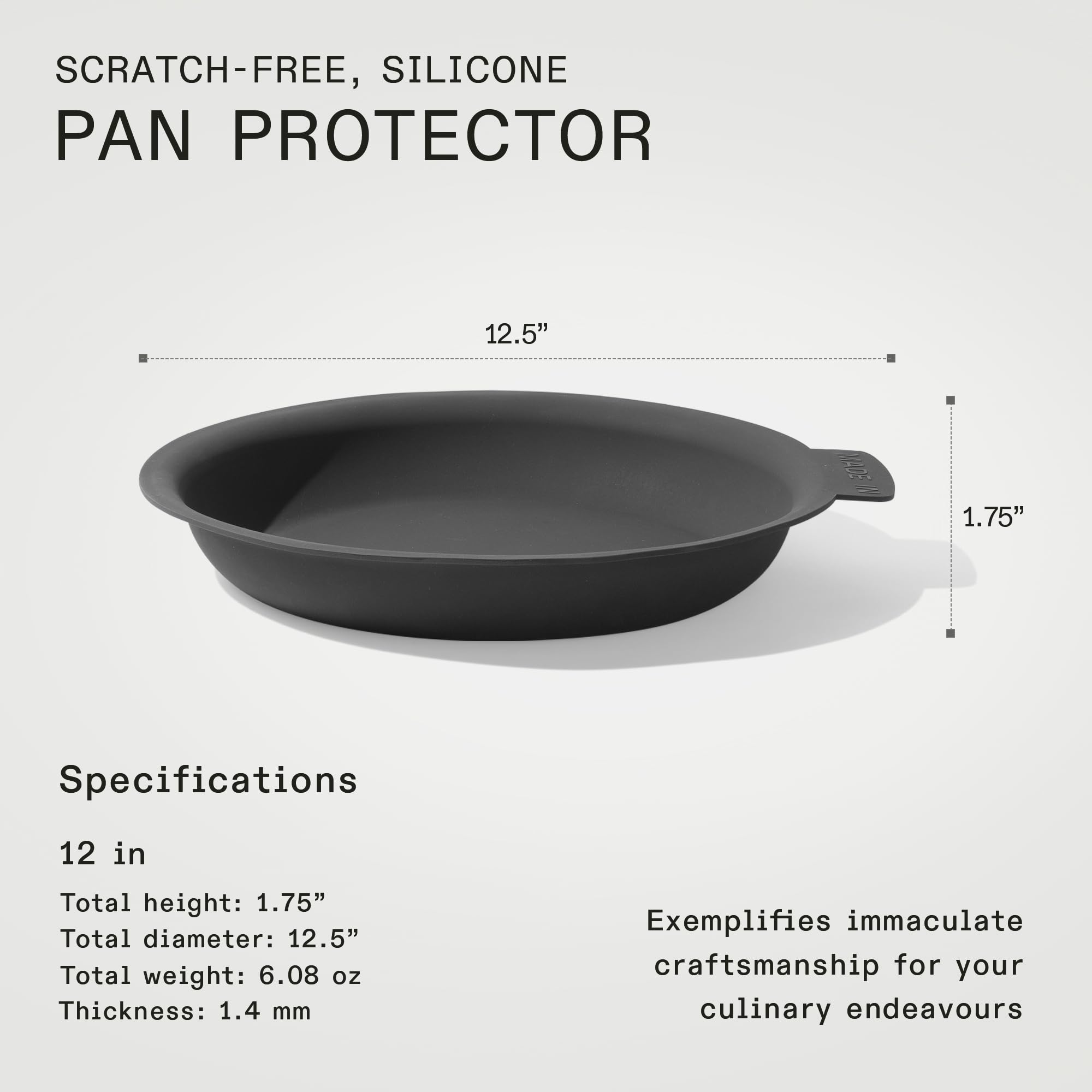 Protector apto para lavavajillas Made In facilita la limpieza
