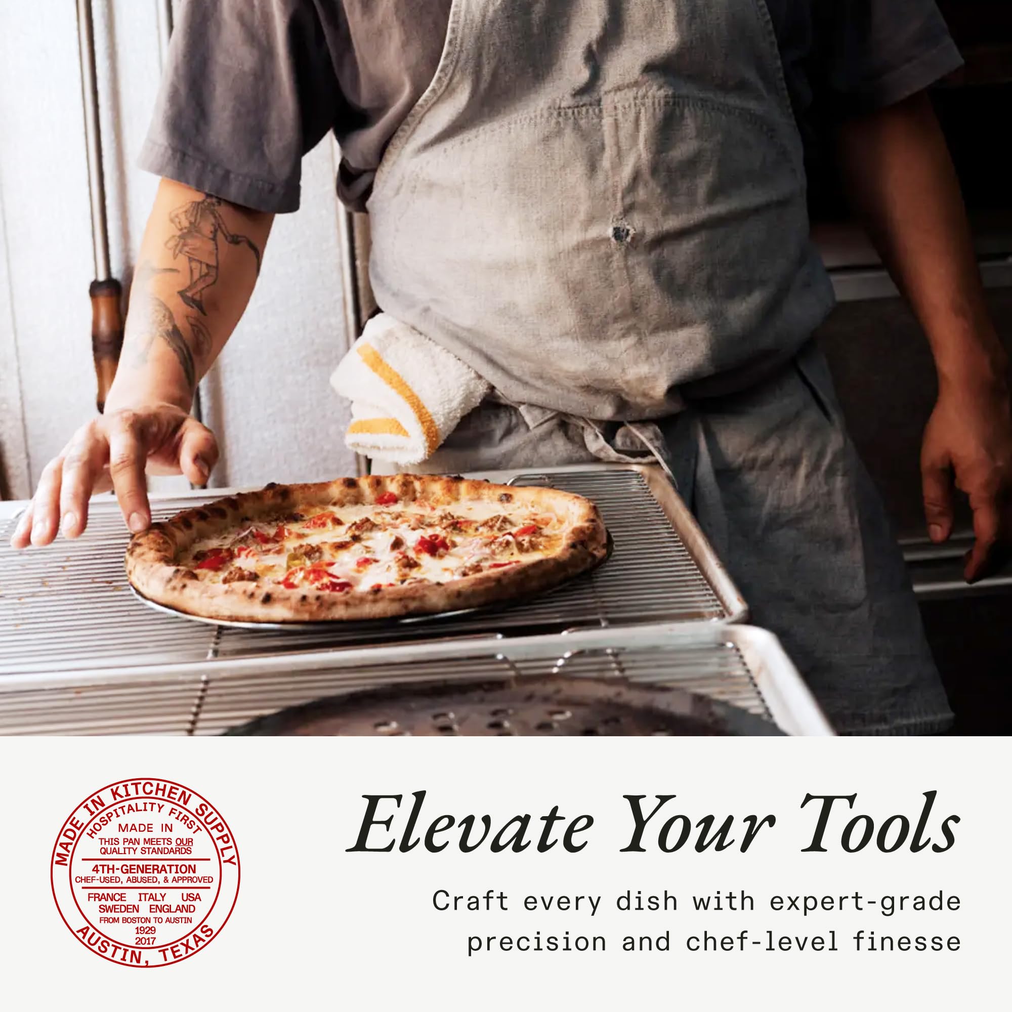 Made In Pizza Steel compatible con inducción ideal para cocinas modernas.