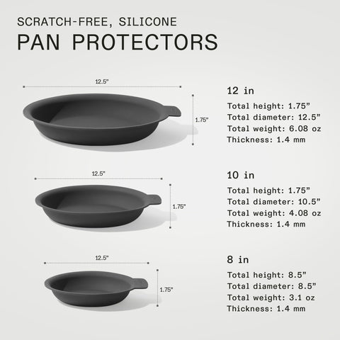 Protector de sartén Made In grafito apto para lavavajillas, limpieza sencilla