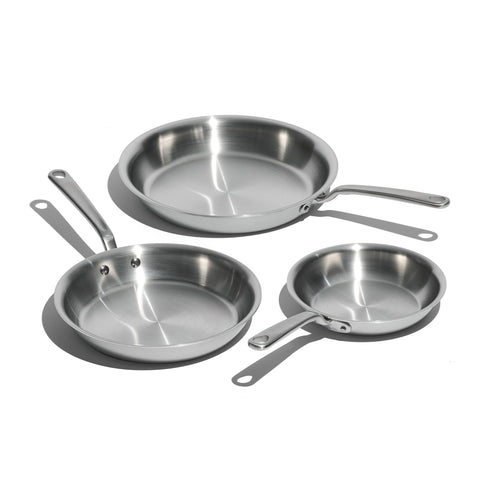 Sartén Made In acero inoxidable de 8 pulgadas, control de calor para saltear