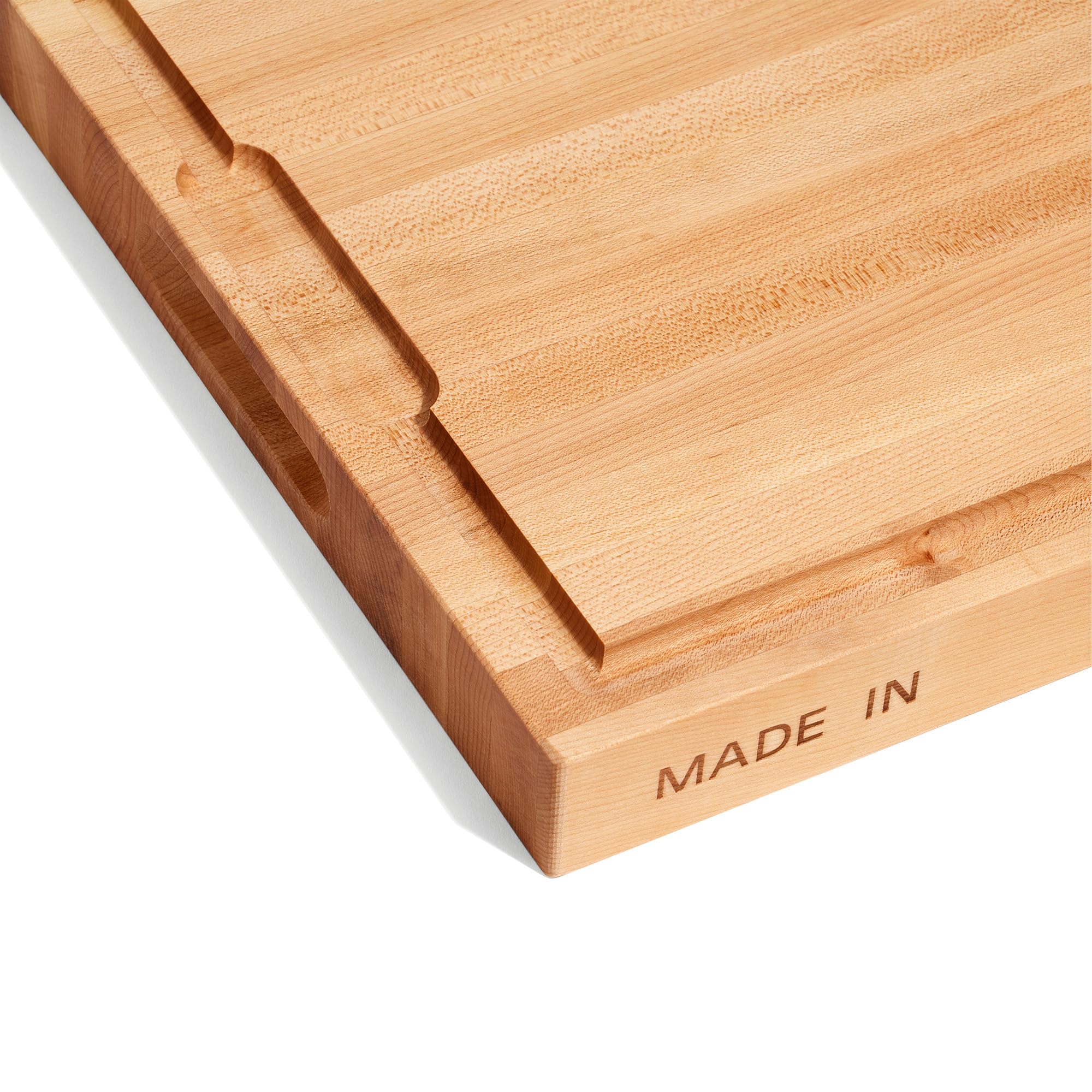 Made In tabla charcuteria arce doble lado: ideal para servir y cortar