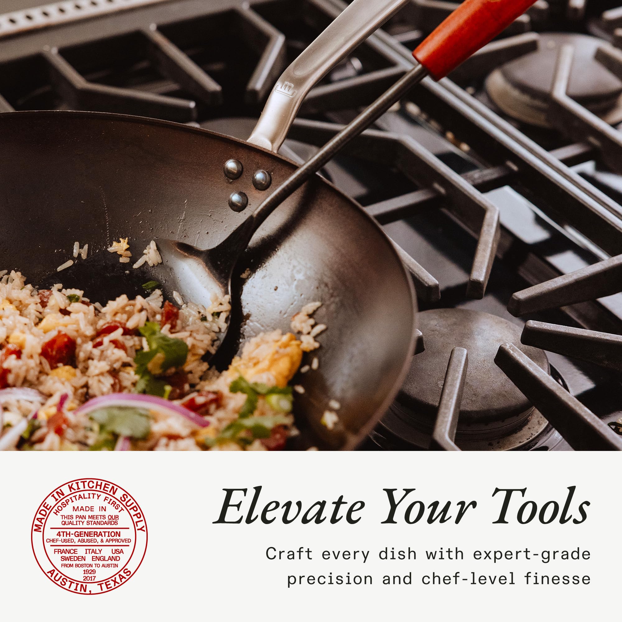 Made In Wok profundidad 3,82 pulgadas para porciones equilibradas.
