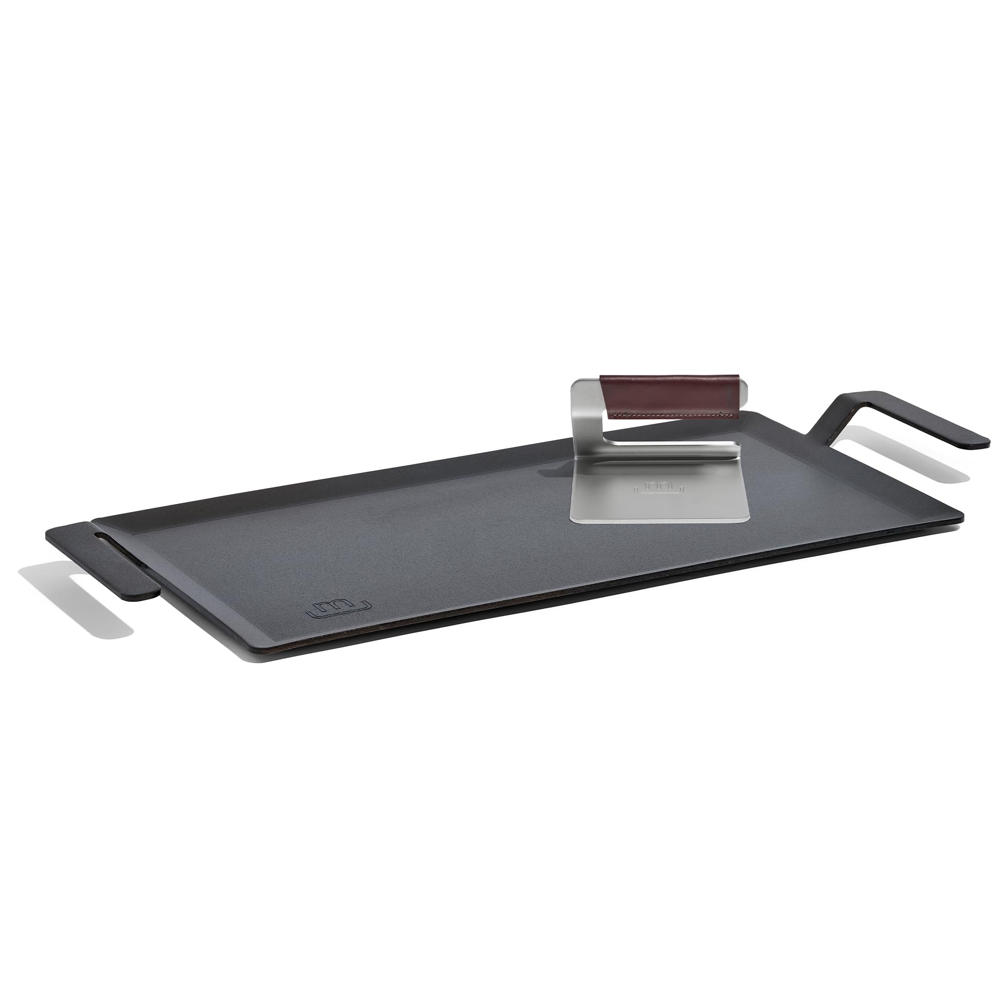 Made In plancha de acero carbono grande para dorar carnes