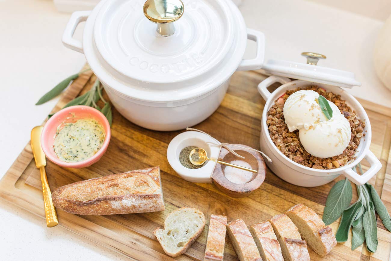 Tabla Madeira teca grano-de-borde XL, amplia superficie para preparar comidas y evitar derrames.