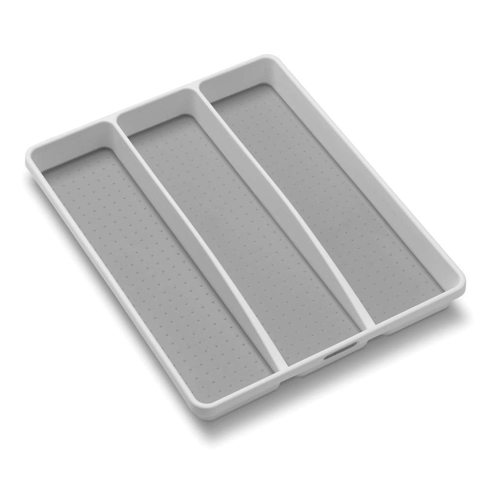 Bandeja madesmart con 3 compartimentos para ordenar utensilios en cajón