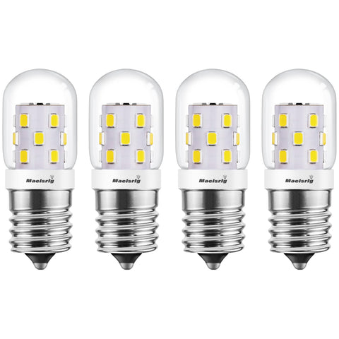 Bombilla Maelsrlg LED para microondas bajo campana, iluminación clara y eficiente.